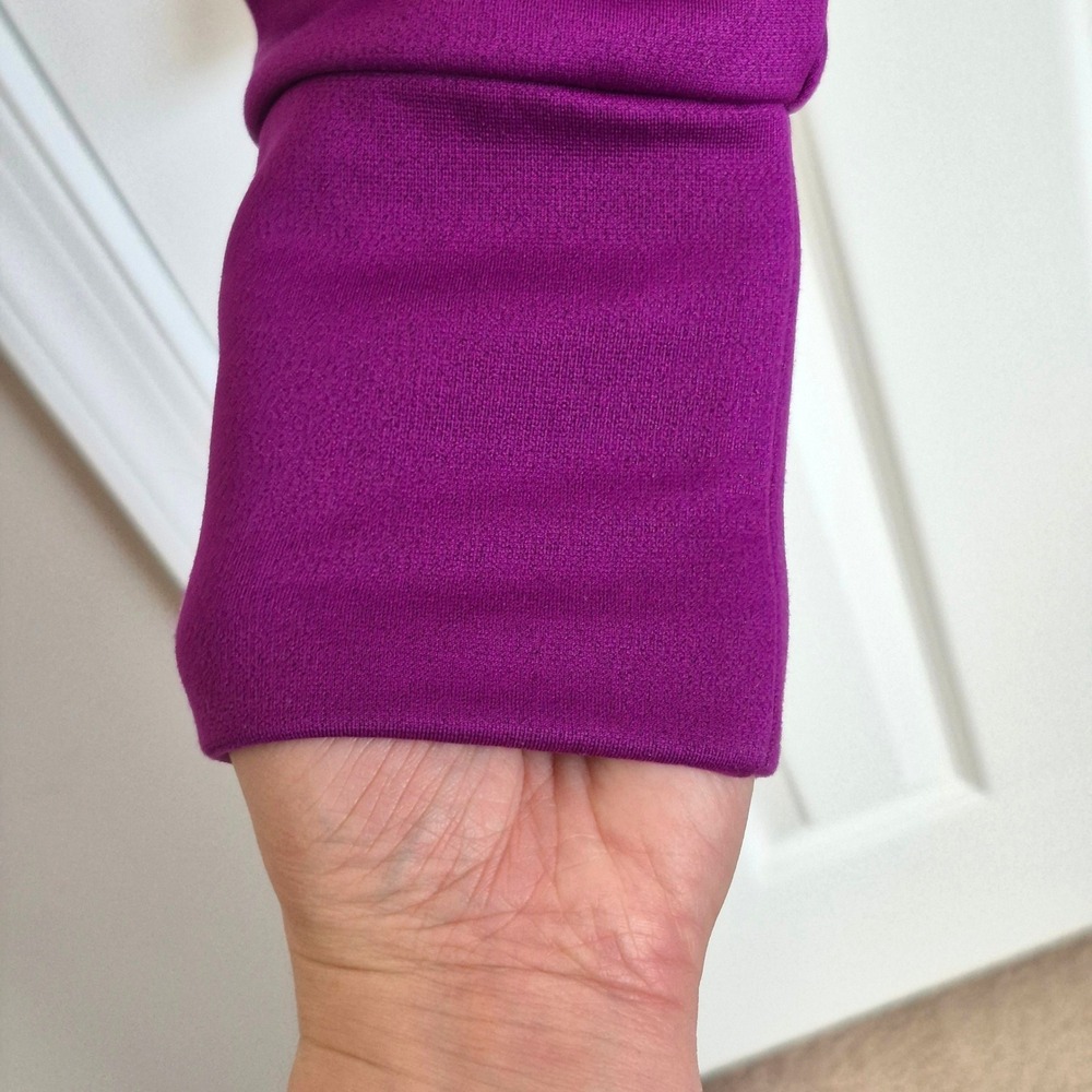 Nike Dri-Fit Therma Golf‎ Purple Quarter-Zip Pullover Lightweight Top women XL - Picture 5 of 11